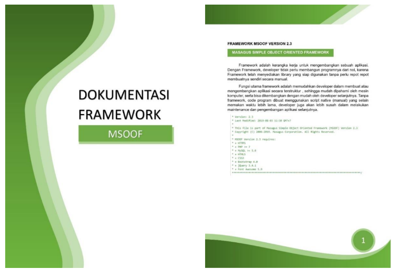 Home dokumentasi framework msoof
